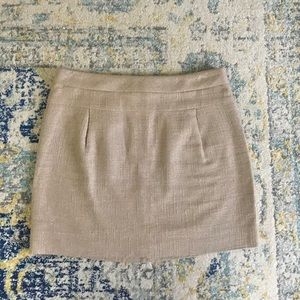 J. Crew Metallic Tweed Skirt • Size 0